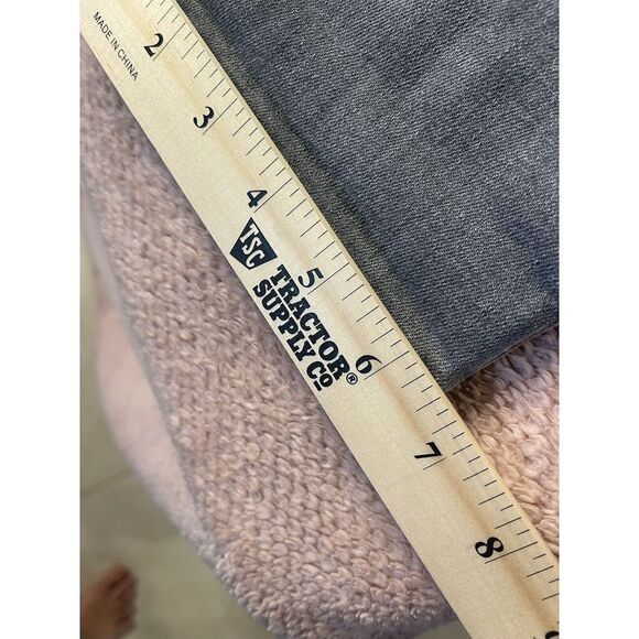 J Jill Denim Boyfriend Straight Leg Ankle Gray Washed Jeans Stretch Waist Sz 14 - Picture 5 of 6